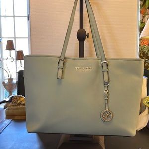 MICHAEL Michael Kors Sky Blue Shoulder Bag